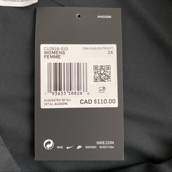 NWT Nike Women’s mid rise tight fit full length 2X - Picture 6 of 8